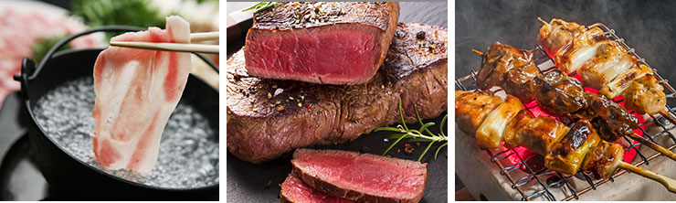 一冨士本店の肉
